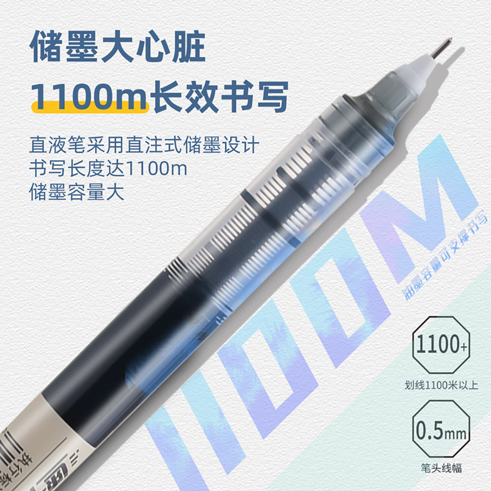 Deli-Direct-Liquid-Rollerball-Pens---Assorted-Colors,-12-Pack-1