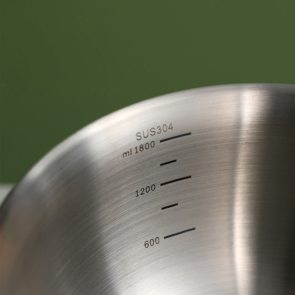 Tô Trộn Inox FaSoLa Màu Trắng Sữa 1 chiếc – tô trộn bột inox