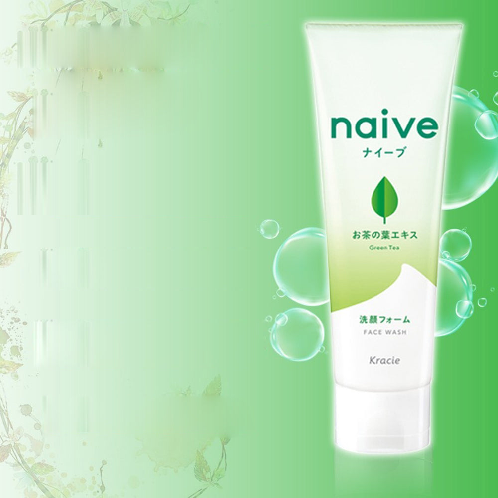 Sữa Rửa Mặt Naive Trà Xanh 130 g – kiềm dầu & ngừa mụn