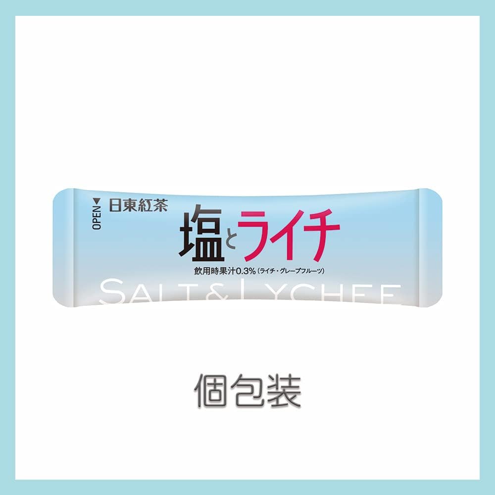 Nittoh-Tea-Salt-&-Lychee-with-Okinawan-Sea-Salt-–-8-Sticks-(9.8-g-Each)---Electrolyte-Hydration-Powder-3