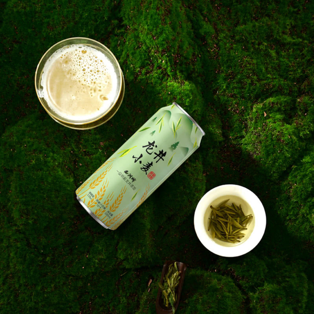 Wuyou-Longjing-Wheat-Craft-Beer-500ml-×-8-Cans-–-Infused-with-Dragon-Well-Green-Tea-3