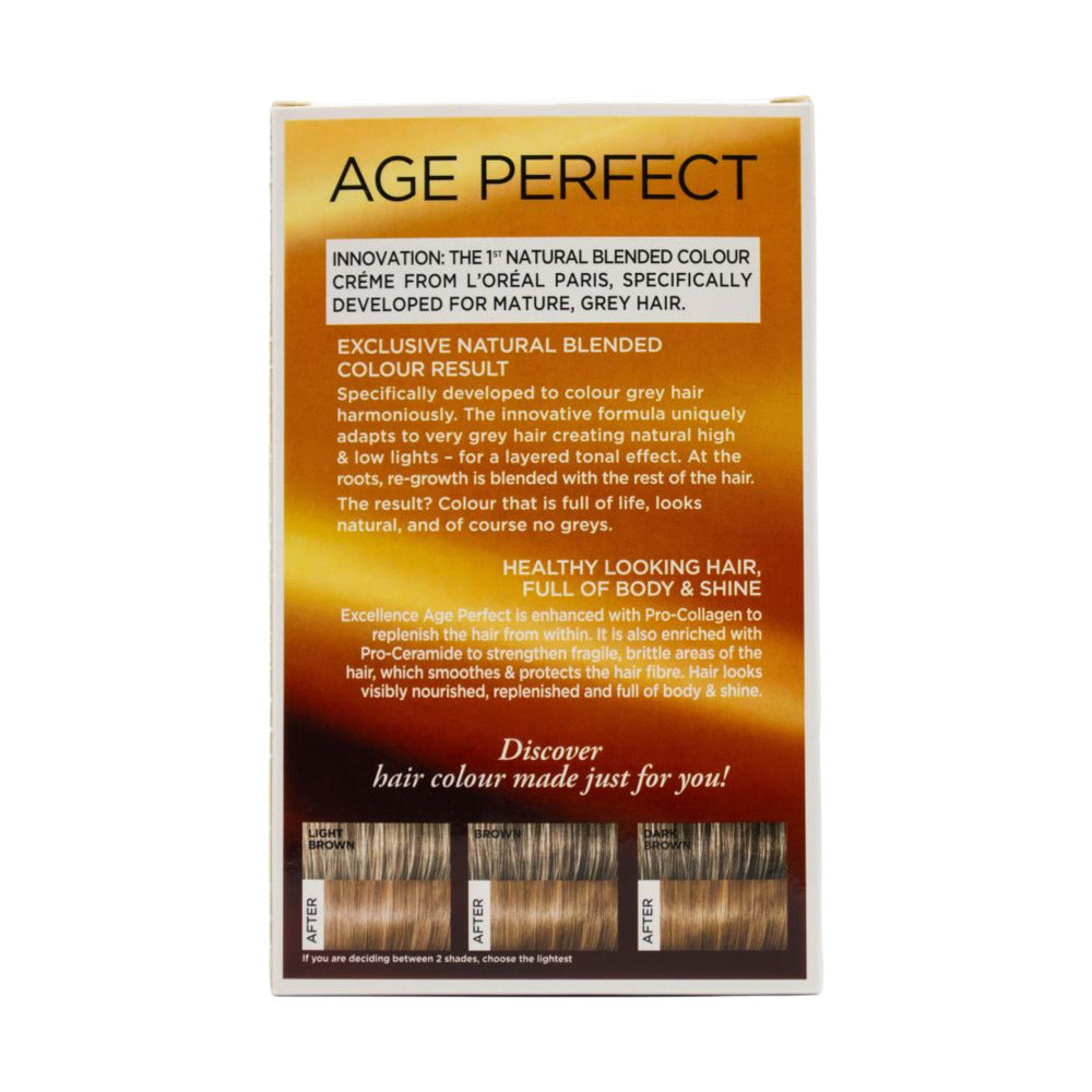 L'Oréal Paris Age Perfect Hair Colour 5.03 Warm Golden Brown – Umall ...
