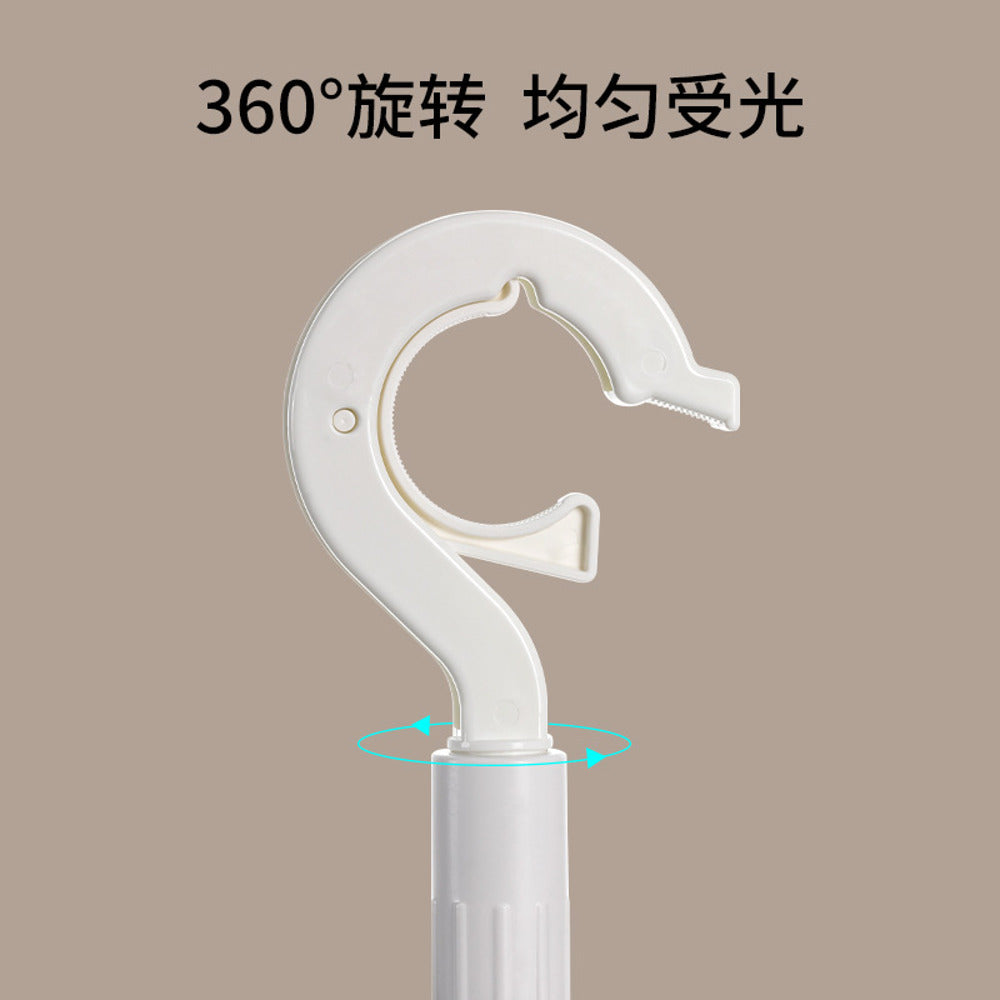 FaSoLa-3-Arm-Rotating-Drying-Rack---White---for-Underwear,-Socks-&-Bras-3