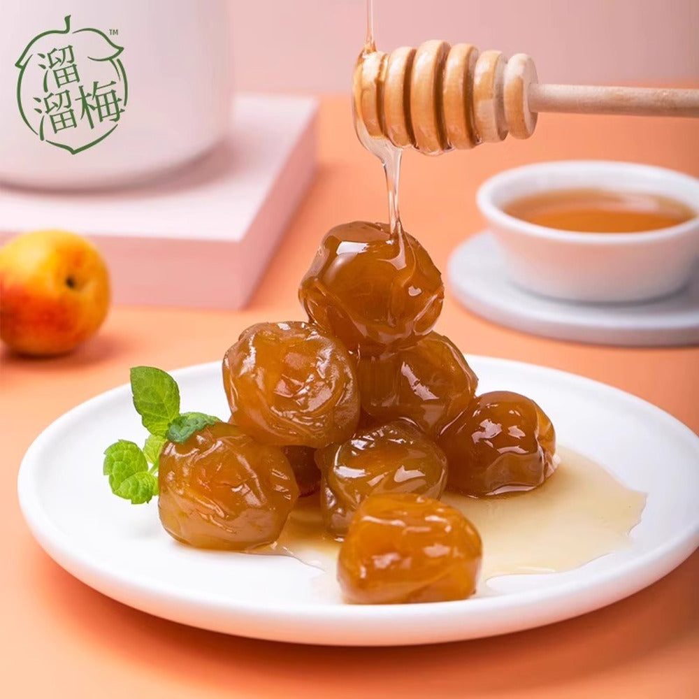 Liuliumei-Honey-Green-Plums-60g---Chewy-Preserved-Plum-Snack-3