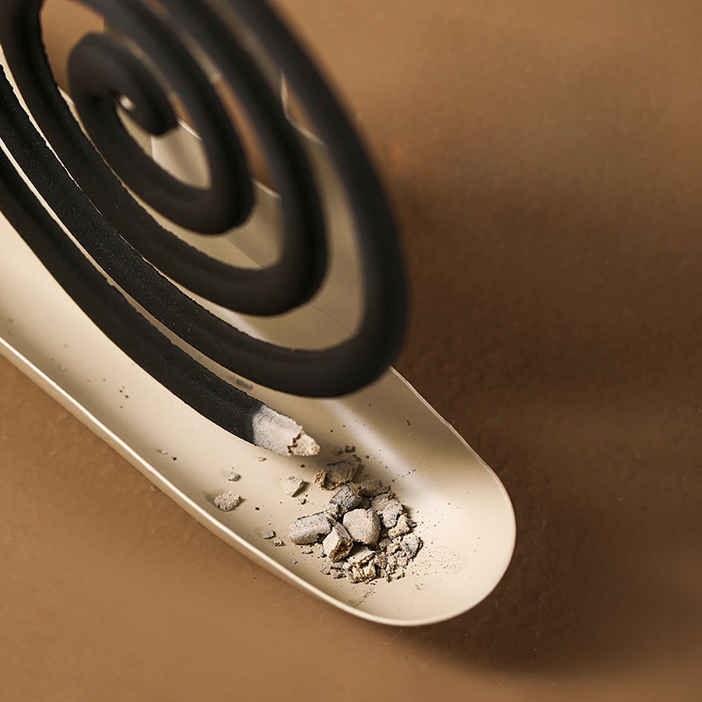 FaSoLa Boat-Shaped Mosquito Coil Holder - Warm Gray