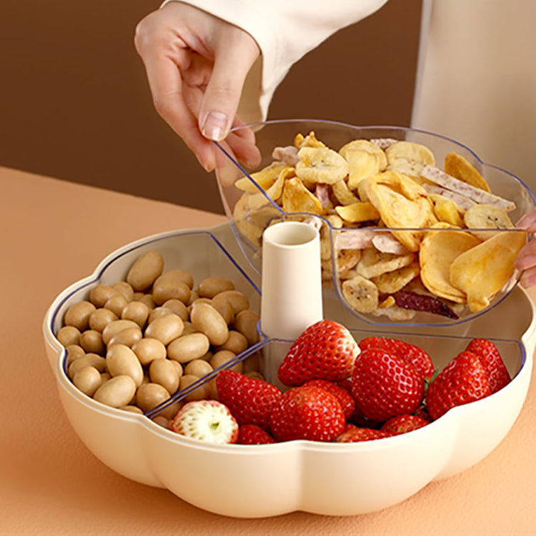 Hộp Đựng Kẹo FaSoLa Hình Bí Ngô cỡ L – khay đựng bánh kẹo trang trí tiệc