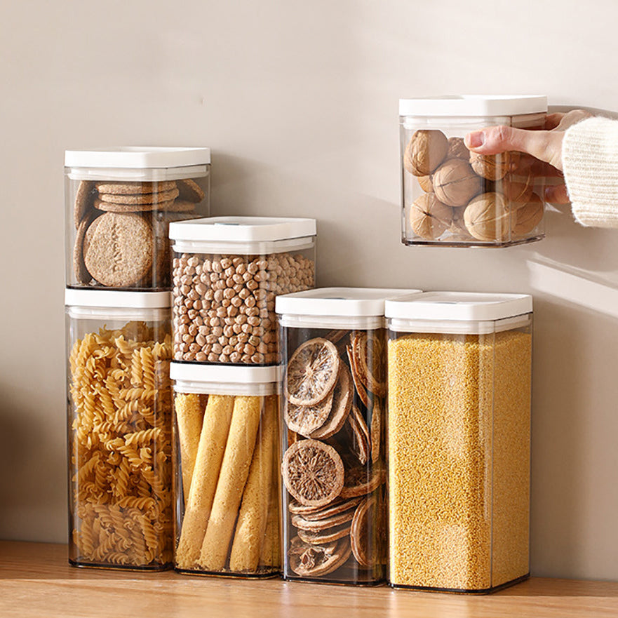 Hộp Bảo Quản Kín Khí Chữ Nhật FaSoLa 1500 ml – Trữ Ngũ Cốc & Mì Ống