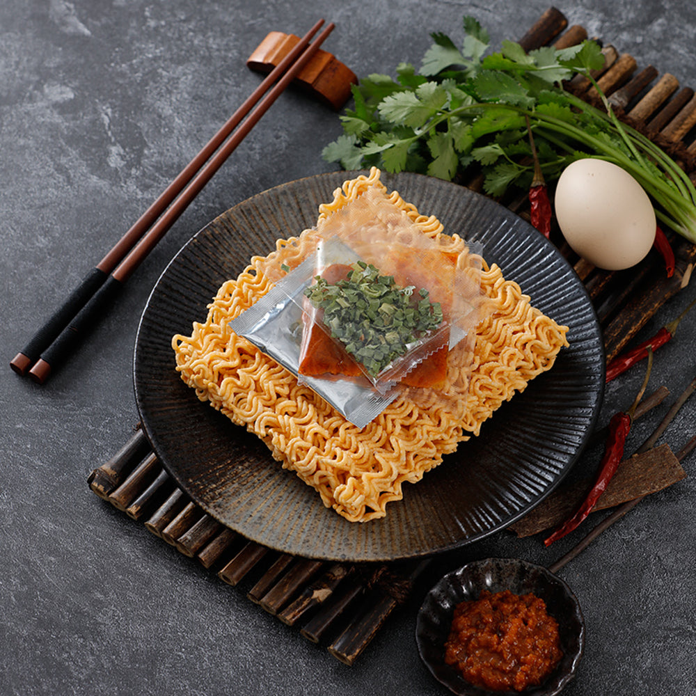 Tongwanfu Salted Egg Yolk Noodles - 5 Pack, 116g Each-1