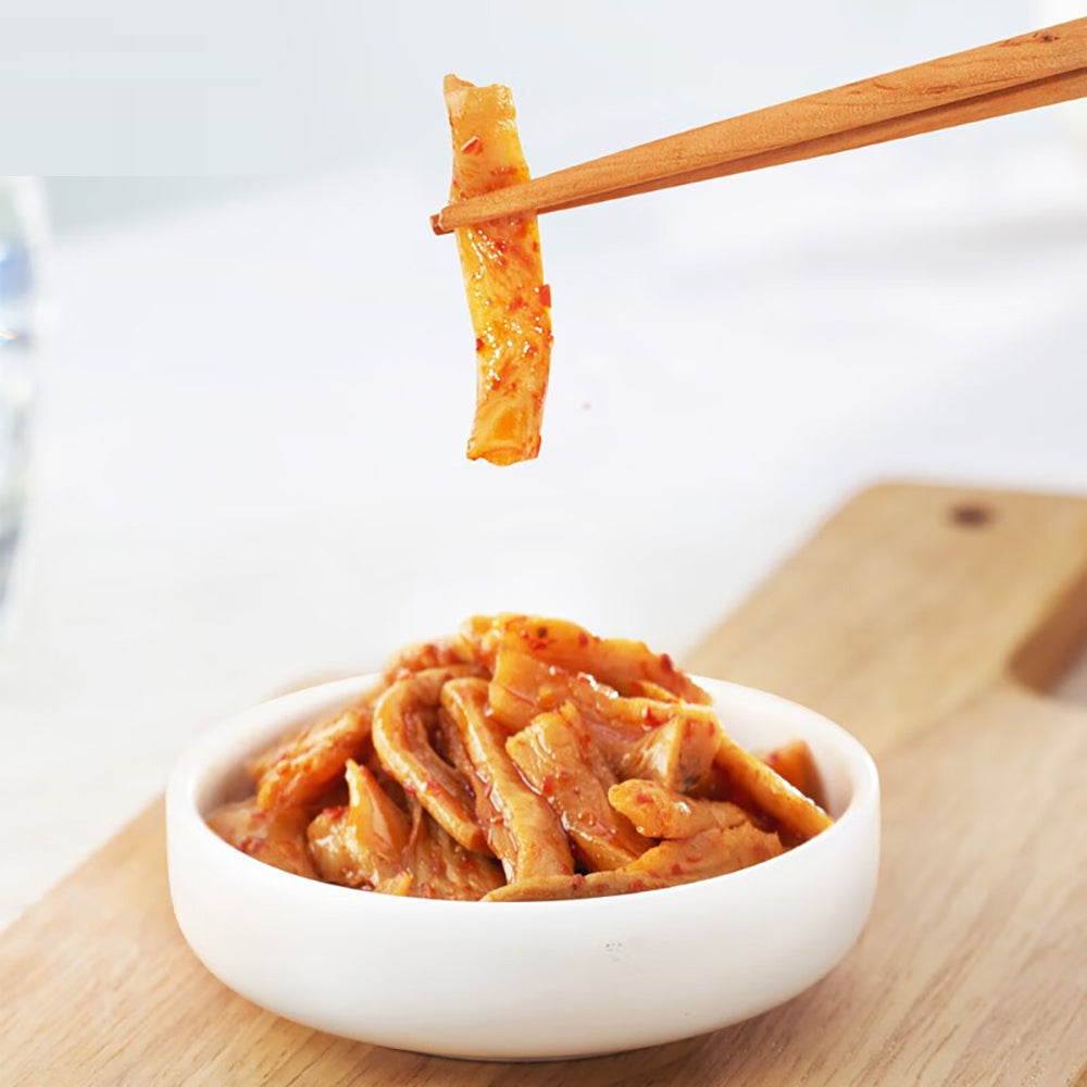 Củ Cải Muối Cay Wujiang 60 g × 4 gói – snack giòn cay, ăn kèm cơm