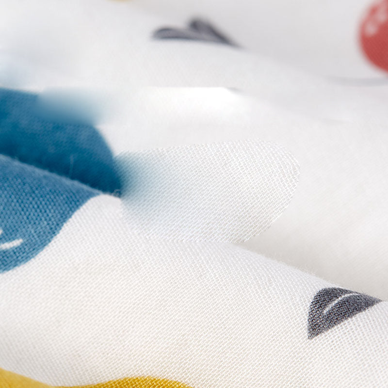 Túi ngủ không tay liền quần KUB 110 cm – 2 lớp cotton gauze, họa tiết động vật