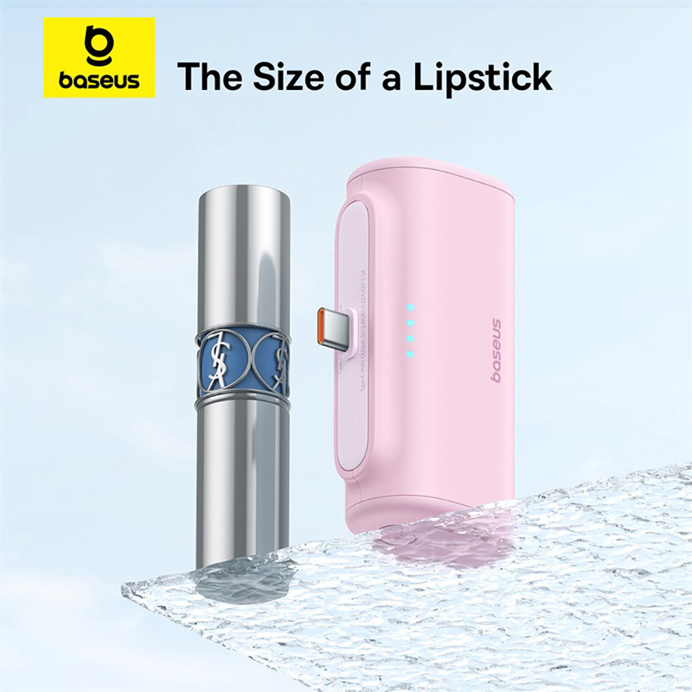 Baseus-Compact-Fast-Charging-Power-Bank-Type-C-Edition-5000mAh-20W---Floating-Pink-1