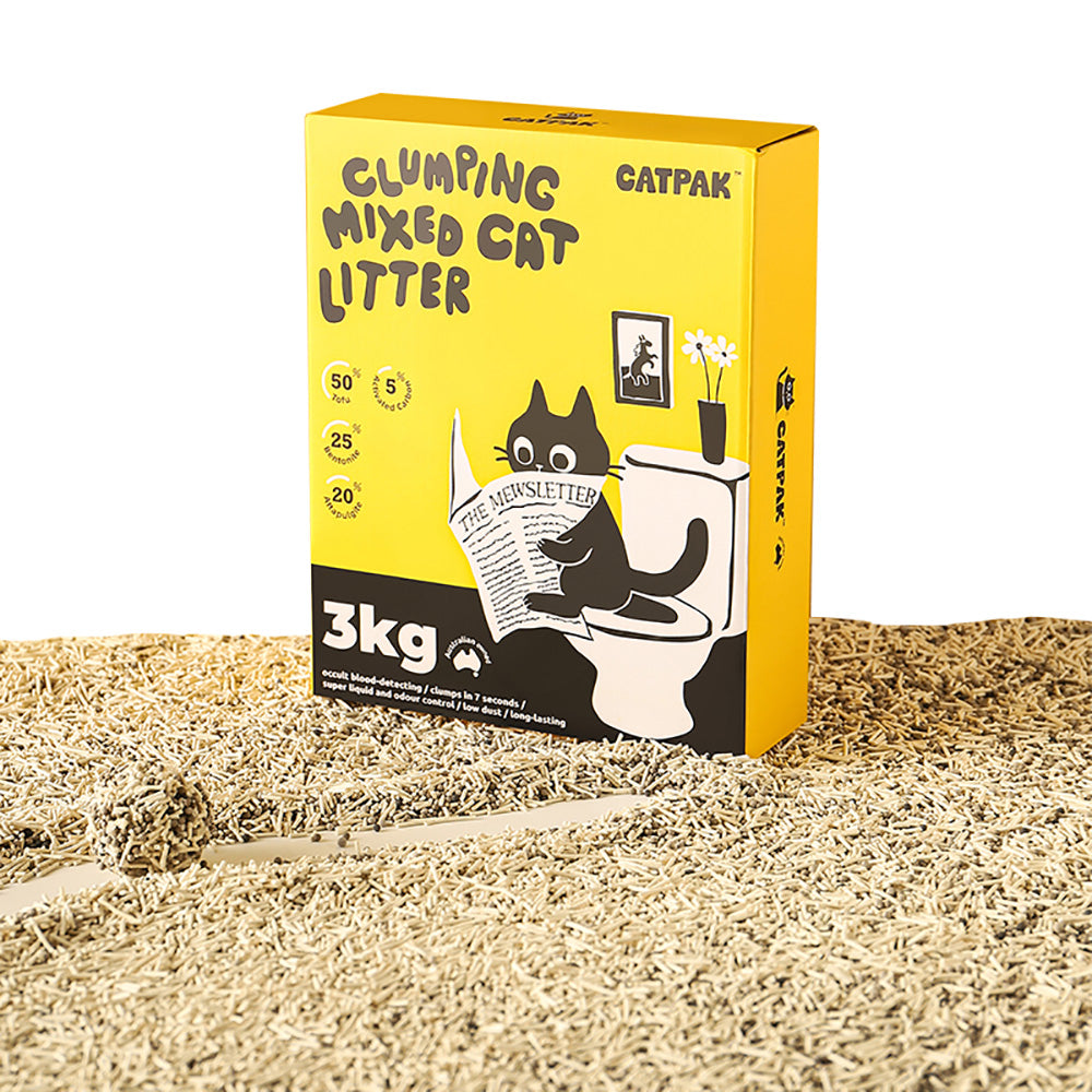 Catpak Clumping Mixed Cat Litter - 3kg x 2-1