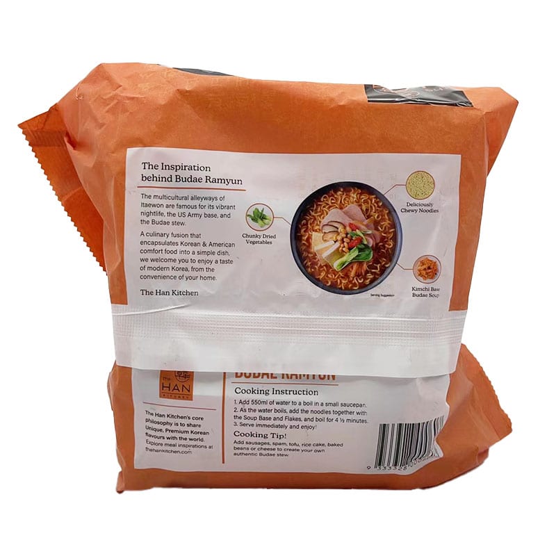 The Han Kitchen Budae Ramyun - 119g x 4 Packs (476g) – Umall ...