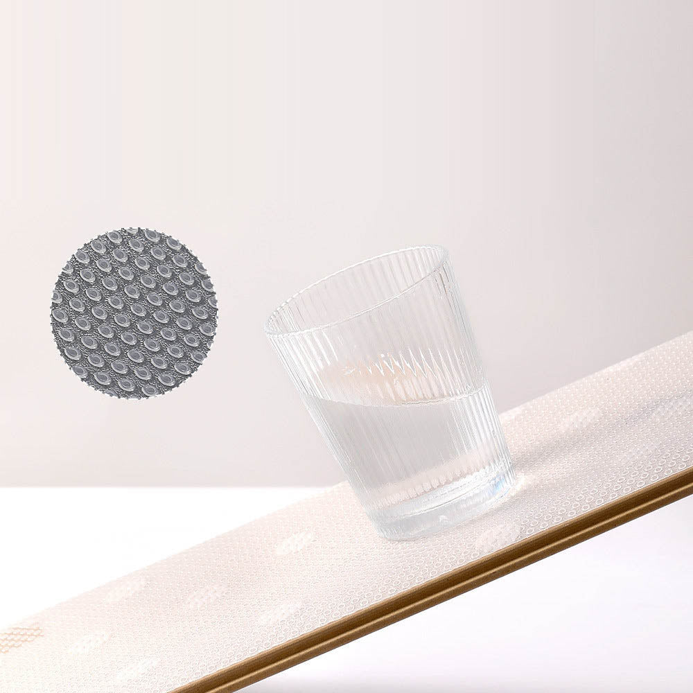 Thảm lót tủ Fasola chấm bi trắng 60×100 cm – chống trượt, chống ẩm