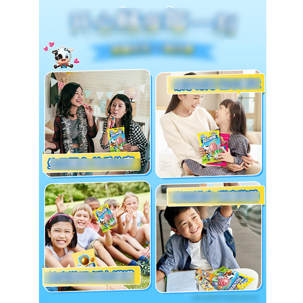 Kẹo mút Alpenliebe vị sữa & trái cây 10 g x 12 que – bổ sung vitamin C