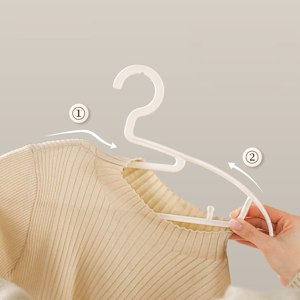 Móc Áo FaSoLa No-Trace 5 cái – bảo vệ cổ áo, không hằn nếp