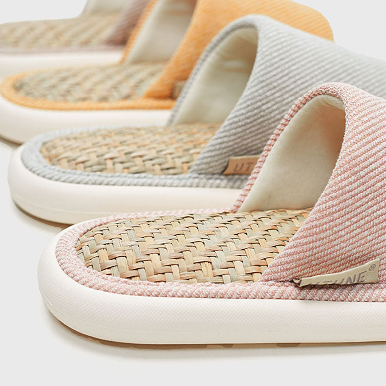 Dép Quai Ngang Linen Uchoice 1 đôi (Size 40-41) – dép trong nhà êm ái, thoáng khí