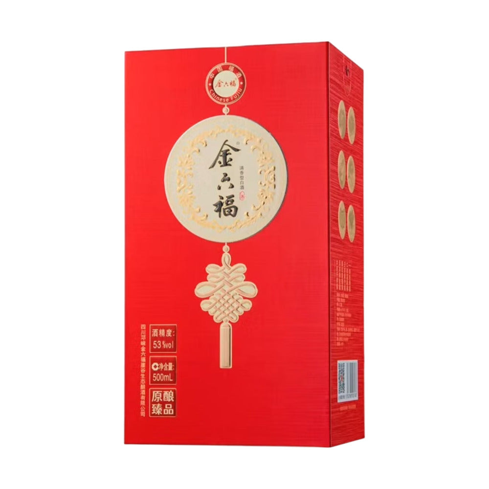 Jinliufu-Longevity-Chinese-Red-Light-Aroma-Baijiu-53%-500ml-1
