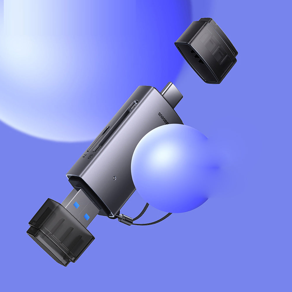 Đầu đọc thẻ SD/TF Baseus USB-A/USB-C 1 cái – tốc độ cao