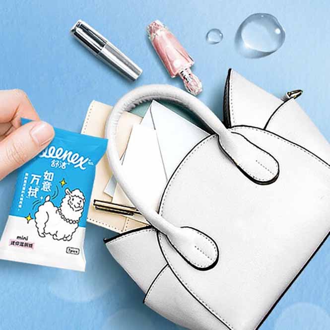 Giấy Ướt Vệ Sinh Kleenex 7 tờ × 6 gói – giấy ướt di động tiện lợi