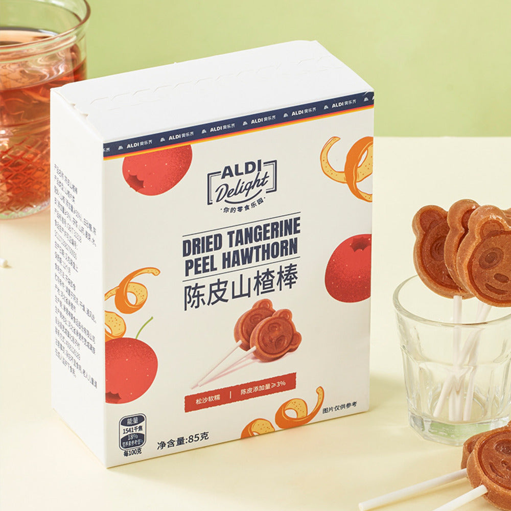 Aldi-Delight-Dried-Tangerine-Peel-Hawthorn-Lollipops-85g-–-Limited-Import-4