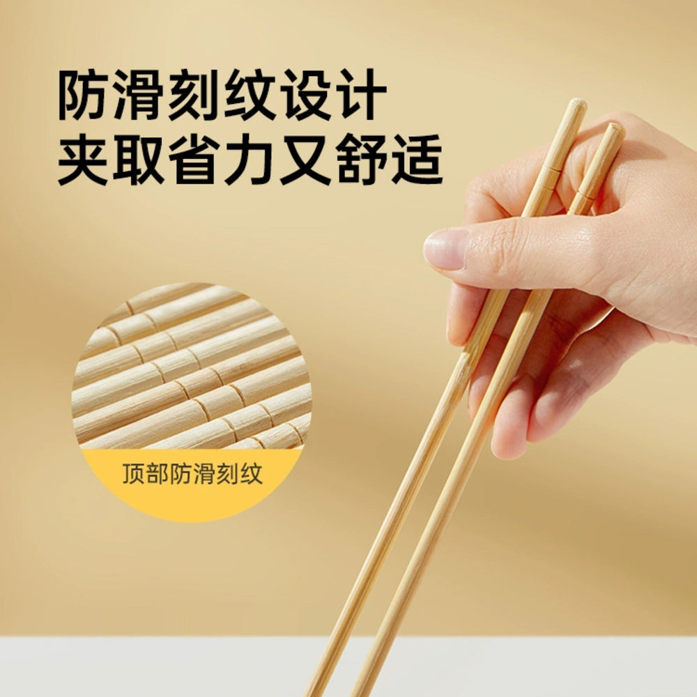Cooker-King-Disposable-Bamboo-Chopsticks-–-50-Pairs,-Individually-Wrapped-Natural-Moso-Bamboo-4