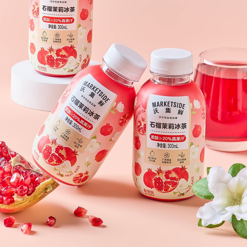 Marketside Pomegranate Jasmine Iced Tea 300ml x 3 – Limited Import ...