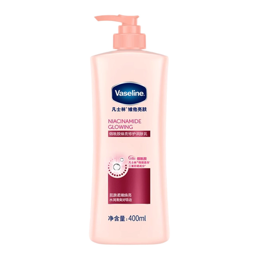 Vaseline-Niacinamide-Glowing-Body-Lotion-–-Brightening-&-Hydrating,-400ml-4