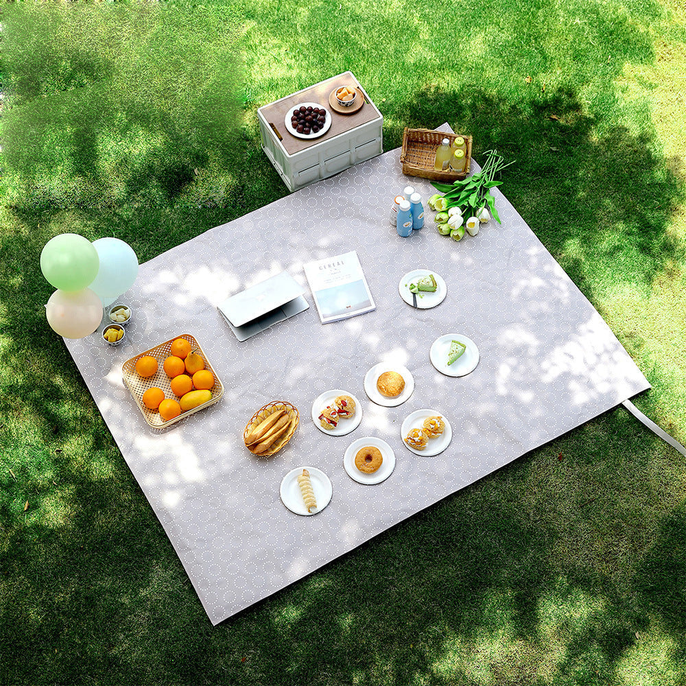 Thảm Picnic FaSoLa Khaki (Size L) – thảm dã ngoại chống thấm gấp gọn