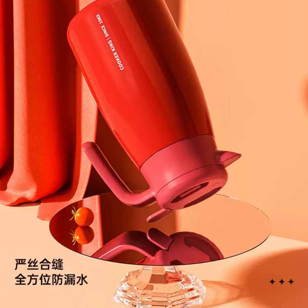 Cooker-King-Qingyi-Thermal-Coffee-Carafe,-Mint-Green,-2-L-–-Double-Wall-Vacuum-Insulated-Jug-for-Hot-&-Cold-Drinks-4