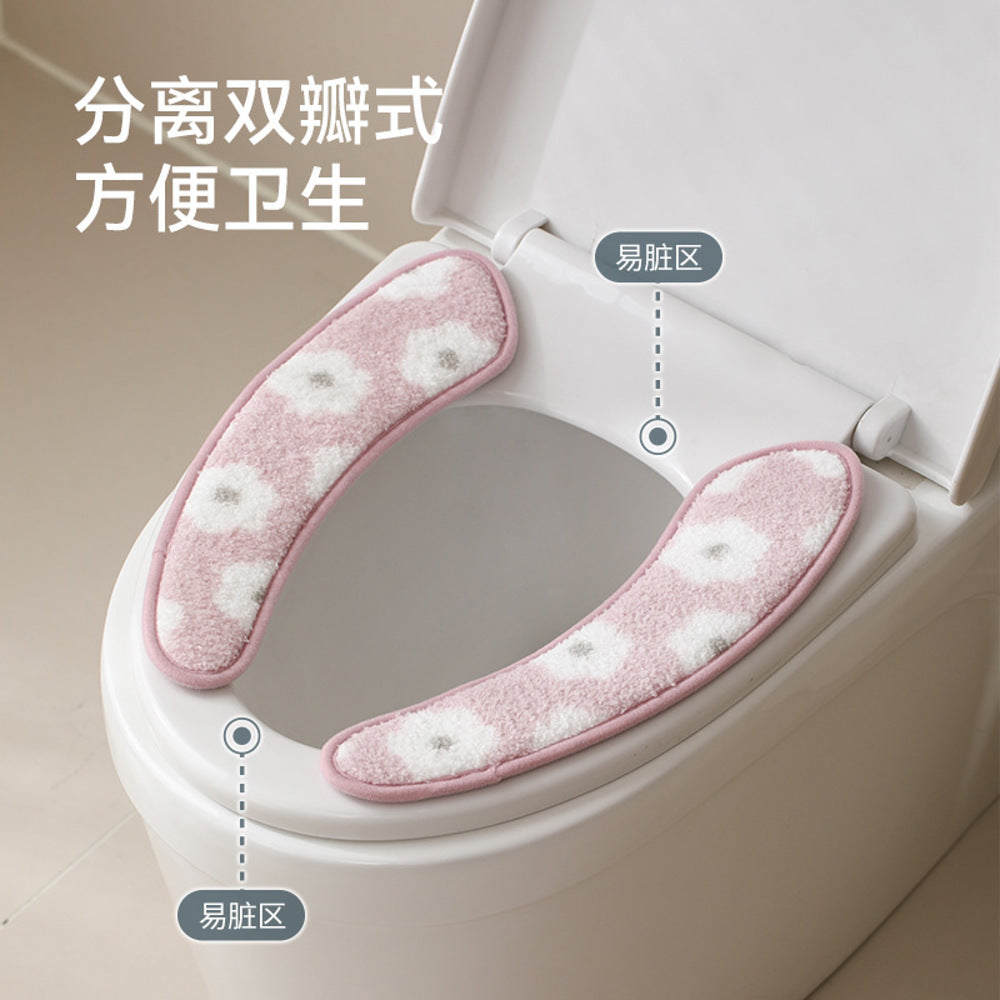 FaSola-Cloud-Velvet-Toilet-Seat-Mat---Blue-4