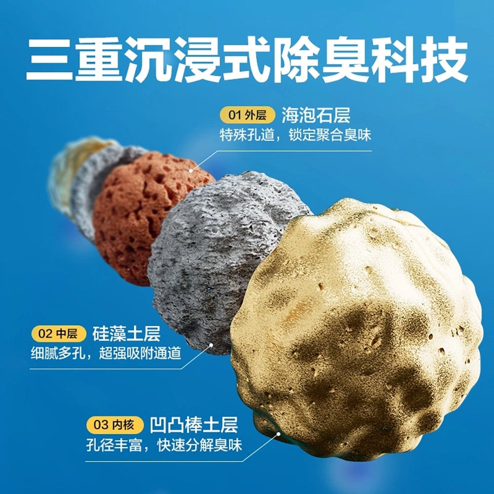 Netease Yanxuan 4-in-1 Mixed Cat Litter Upgrade - 2.5kg x 2-1