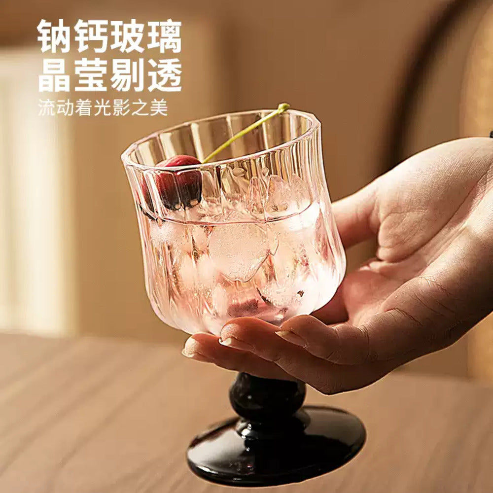 Modern-Housewife-Pleated-Vintage-Wine-Glass---Coffee-Color,-170ml-1