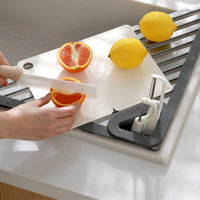 Giá Úp Chén Bát Tam Giác FaSoLa 40–60 cm – kệ thoát nước mở rộng