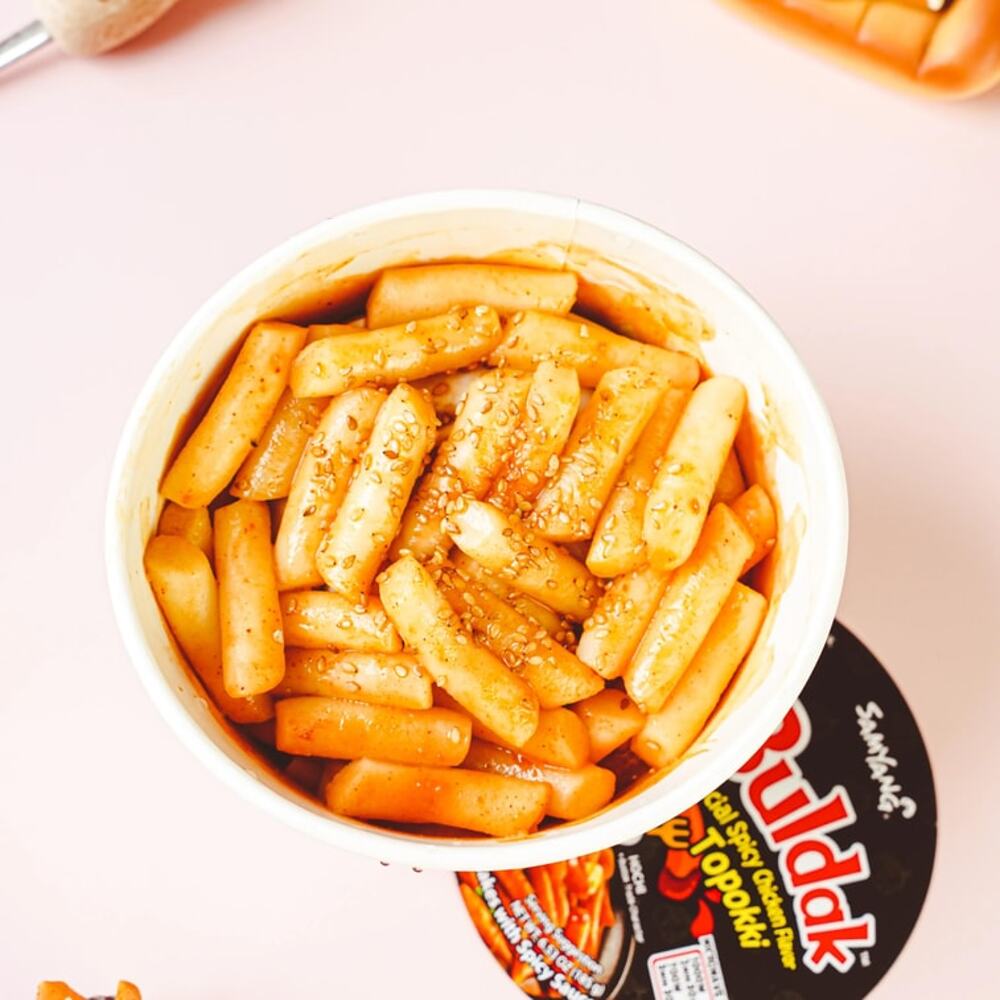 Bulak Rice Cake Samyang Buldak Spicy Chicken Topokki Cup 185g – Korean Spicy Rice Cake ...