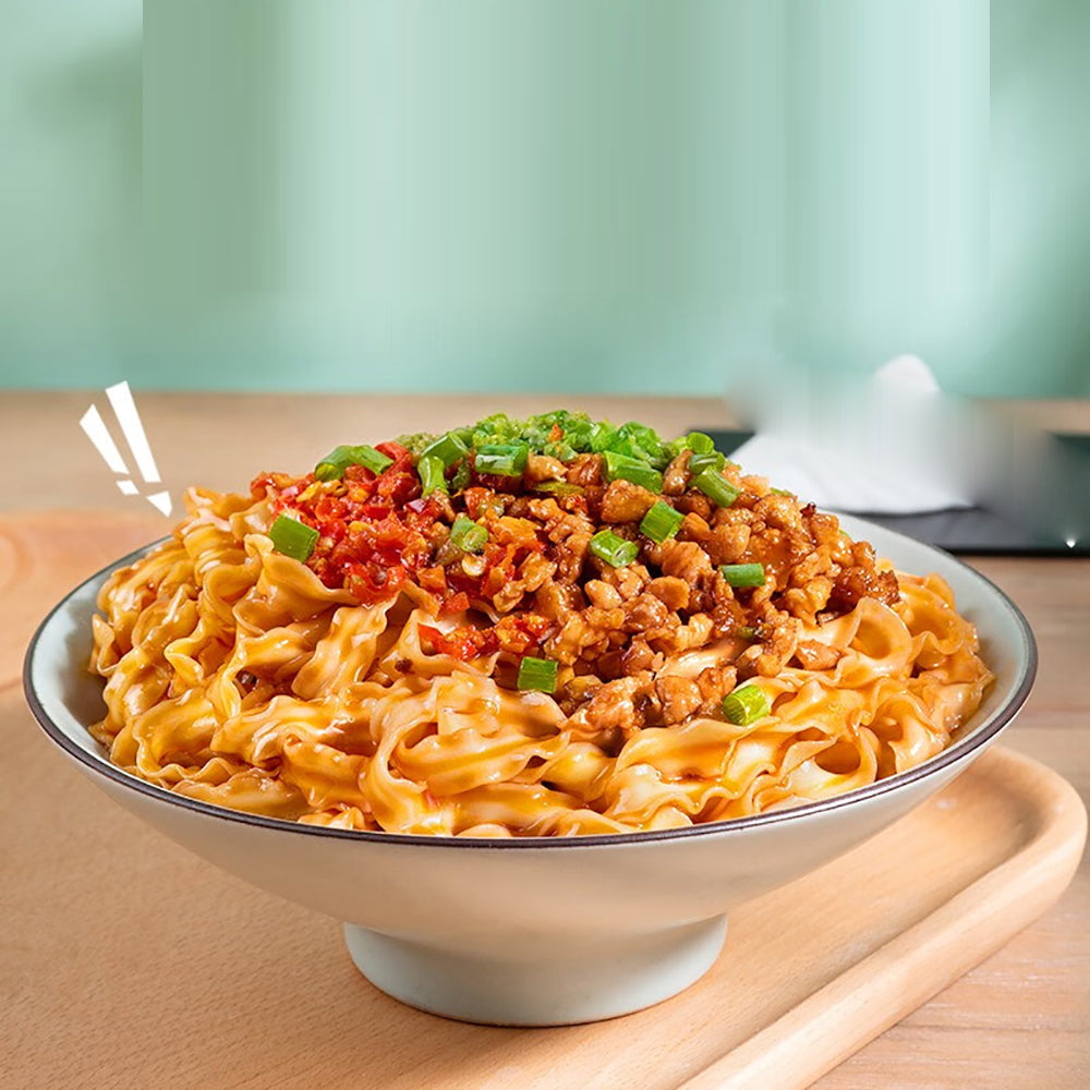 You Yi Mian Mì Phơi Nắng Thủ Công Sốt Thịt Ớt Đôi 161 g – mì trộn cay Tứ Xuyên