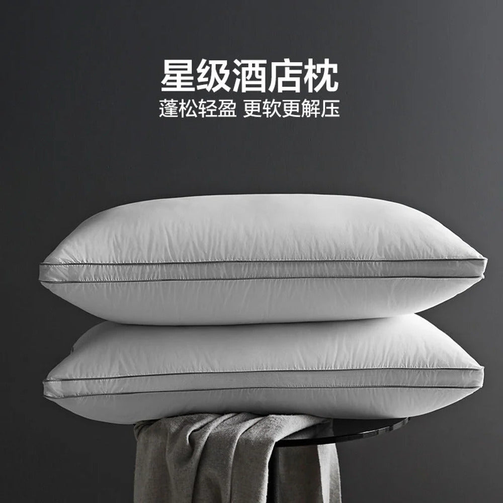 Lifease-Antibacterial-Mite-Resistant-Cotton-Pillow---750g,-Sky-Blue-1