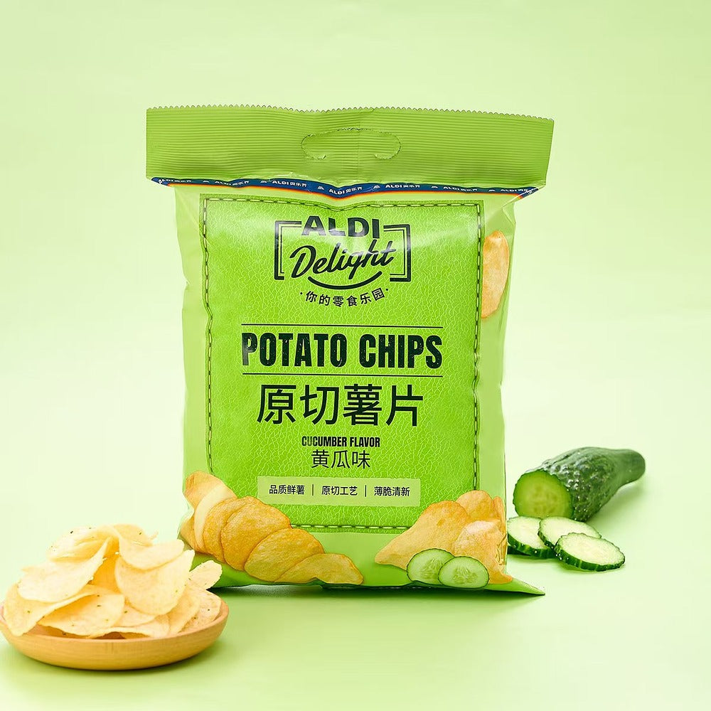 Aldi-Delight-Cucumber-Flavour-Potato-Chips-128g-–-Limited-Import-4