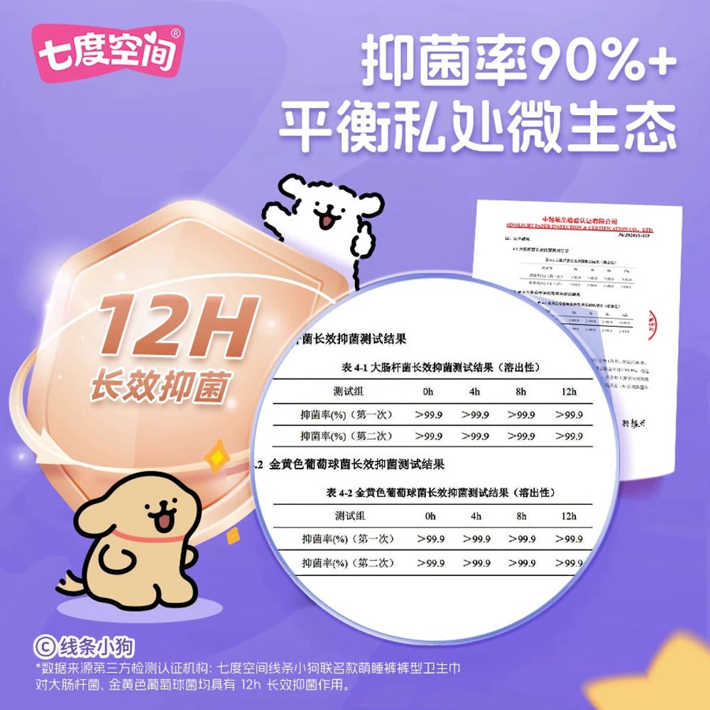 SPACE-7-Antibacterial-Night-Pants-–-Ultra-Thin,-XL,-2-Pieces---Disposable-Overnight-Period-Pants-4