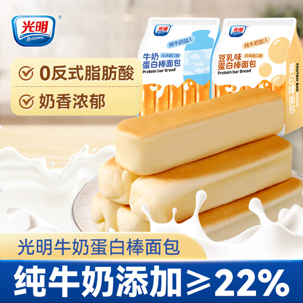 Guangming-Protein-Bar-Bread-–-Milk-Flavour-270g---Soft-High-Protein-Snack-Sticks-4