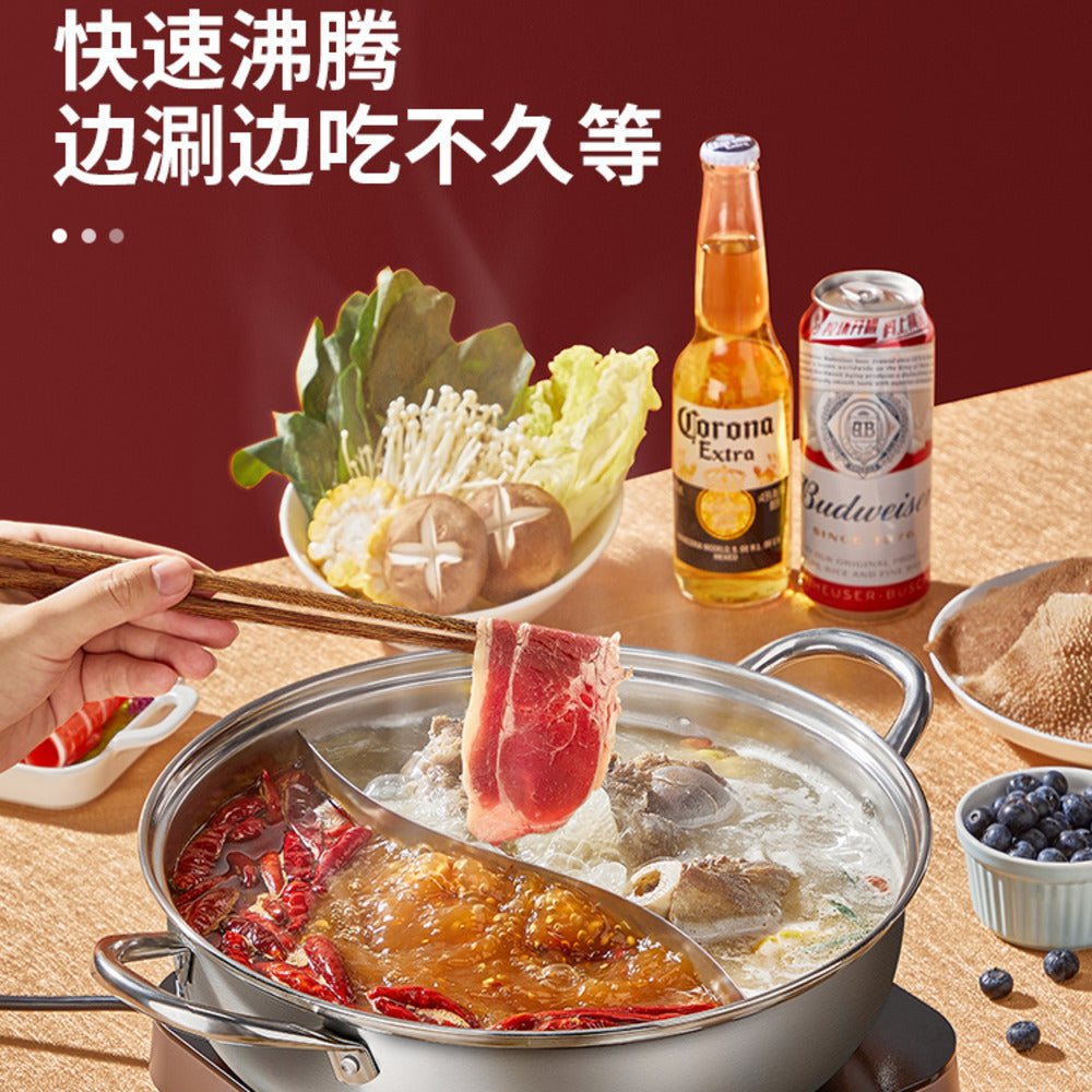 Cooker-King-Dual-Flavor-Stainless-Steel-Yuan-Yang-Hot-Pot-30-cm-–-Divided-Shabu-Shabu-/-Sichuan-Hotpot-Soup-Pot-3