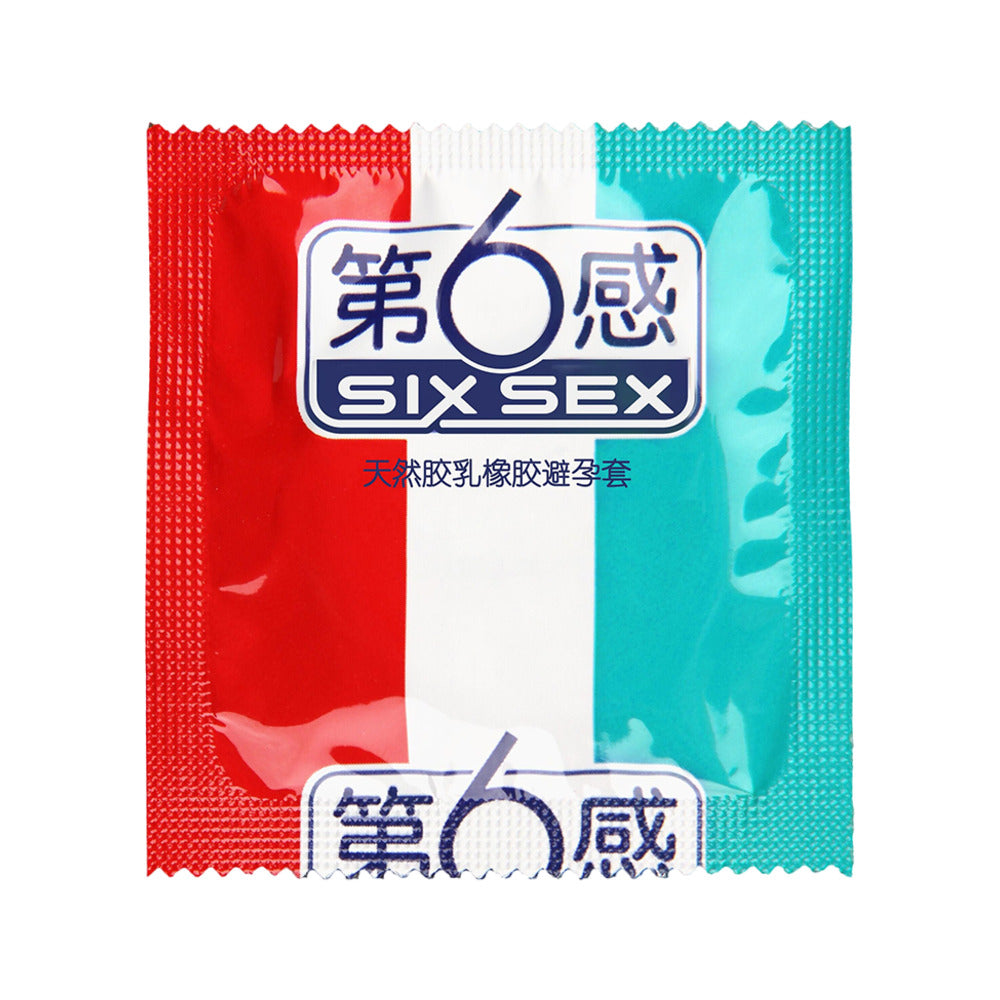 Six-Sex-Ice-&-Fire-Dotted-Condoms---12-Pack---Warming-&-Cooling,-Textured-Dots-5