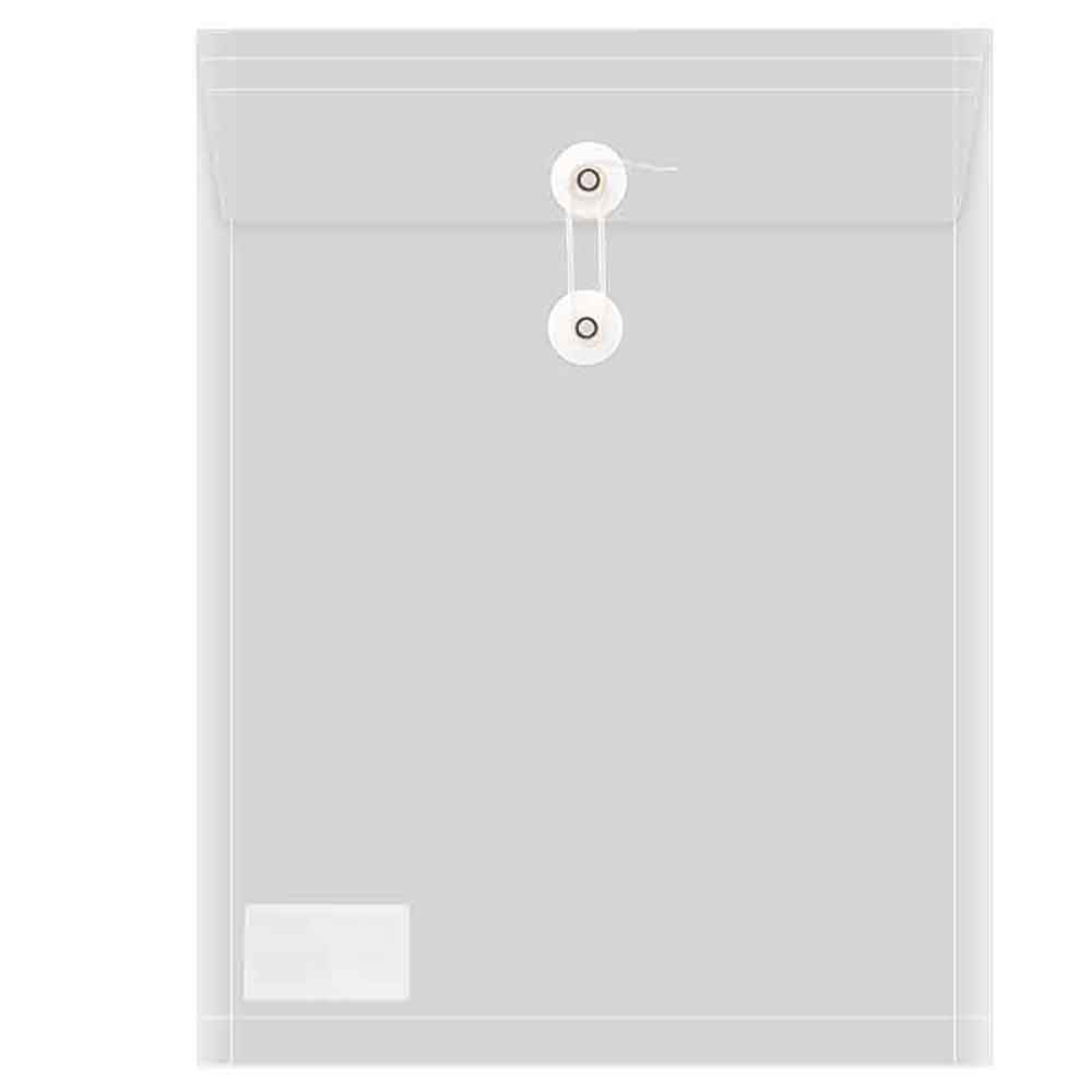 Document String Closure Deli A4 Transparent Document Bag with White String Closure – Umall ...