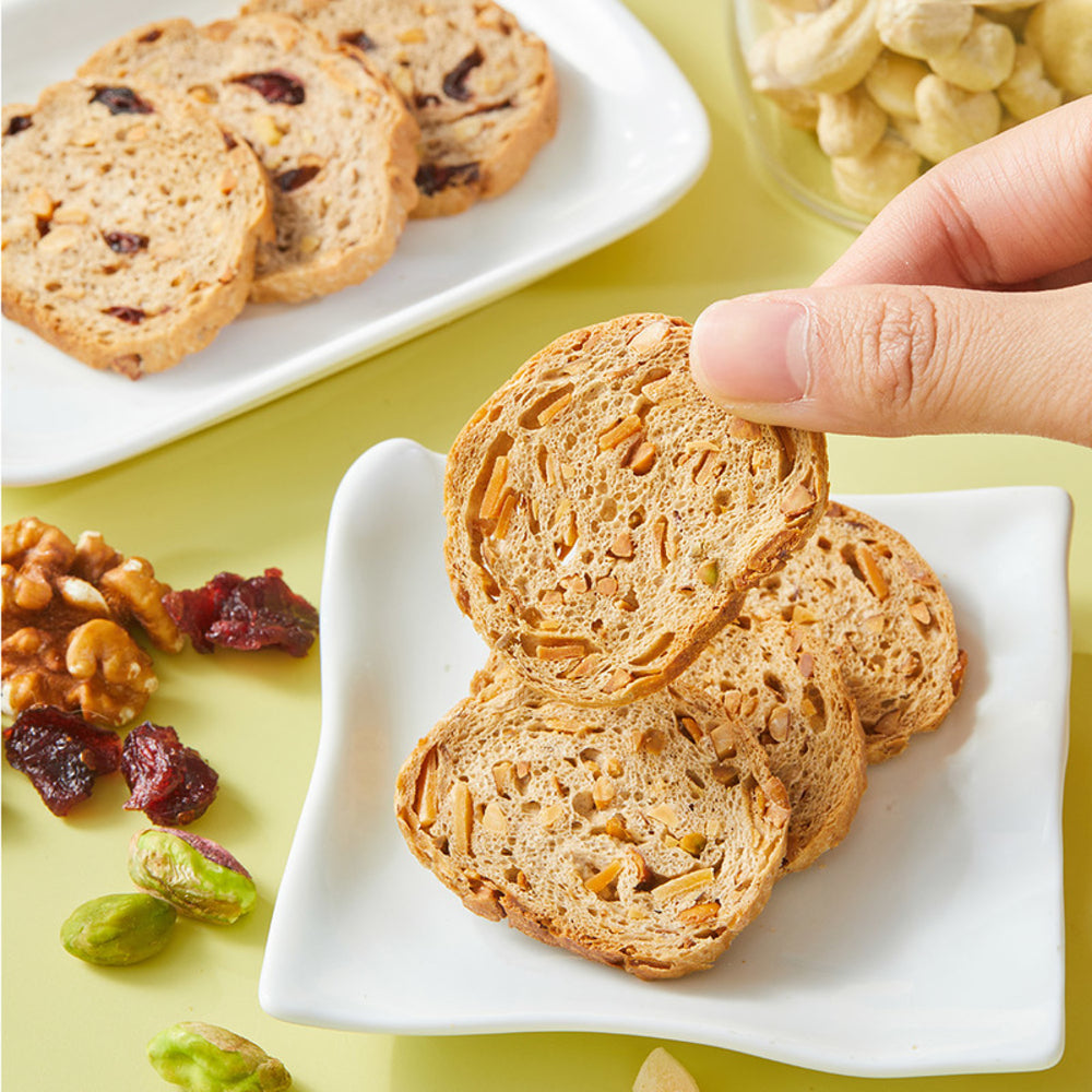 Panpan-Whole-Grain-Nut-Crisps-Variety-Pack-(Cranberry-&-Coconut-Pistachio)-–-16-Mini-Packs,-500g-5