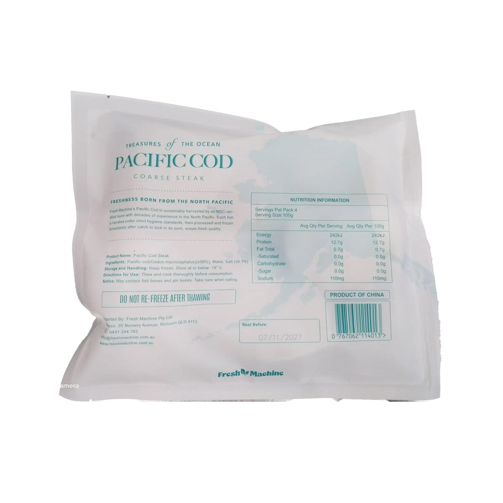 Frozen Pacific Cod Steaks 400g – Umall - Australia's Largest Online ...