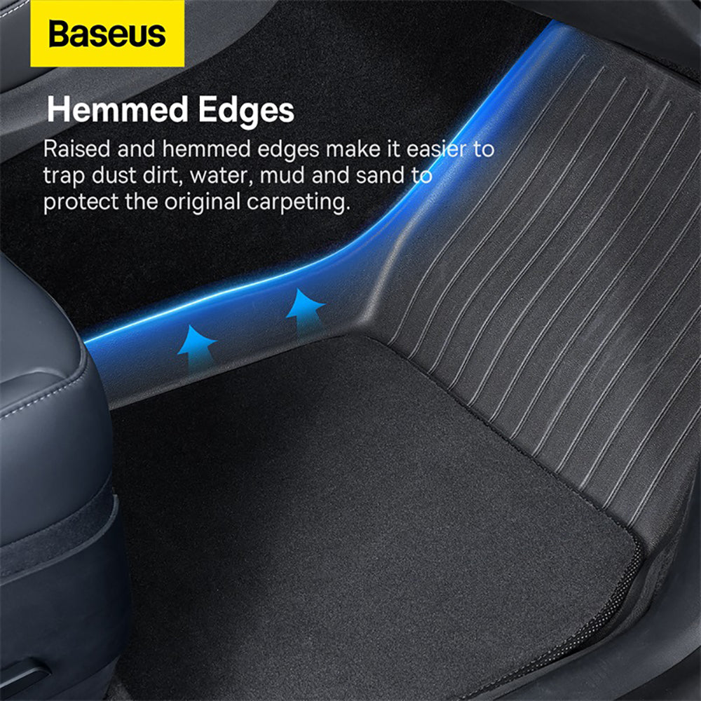 Baseus-T-Space-Series-Car-Floor-Mats-for-Tesla-Model-3---6-Piece-Set,-Plush-Surface,-Starry-Black-1