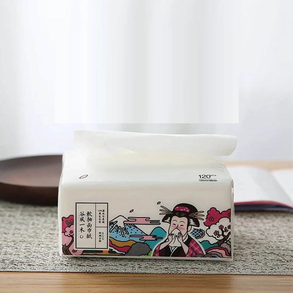 Giấy ăn Lifease 3 lớp 120 tờ x 6 gói – siêu mềm mại, thấm hút tối ưu