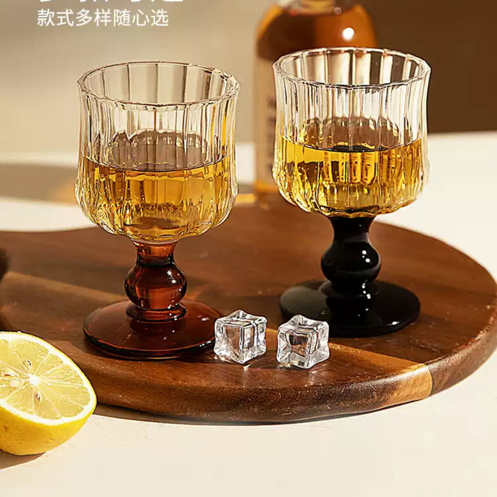 Modern-Housewife-Pleated-Vintage-Wine-Glass---Coffee-Color,-170ml-1