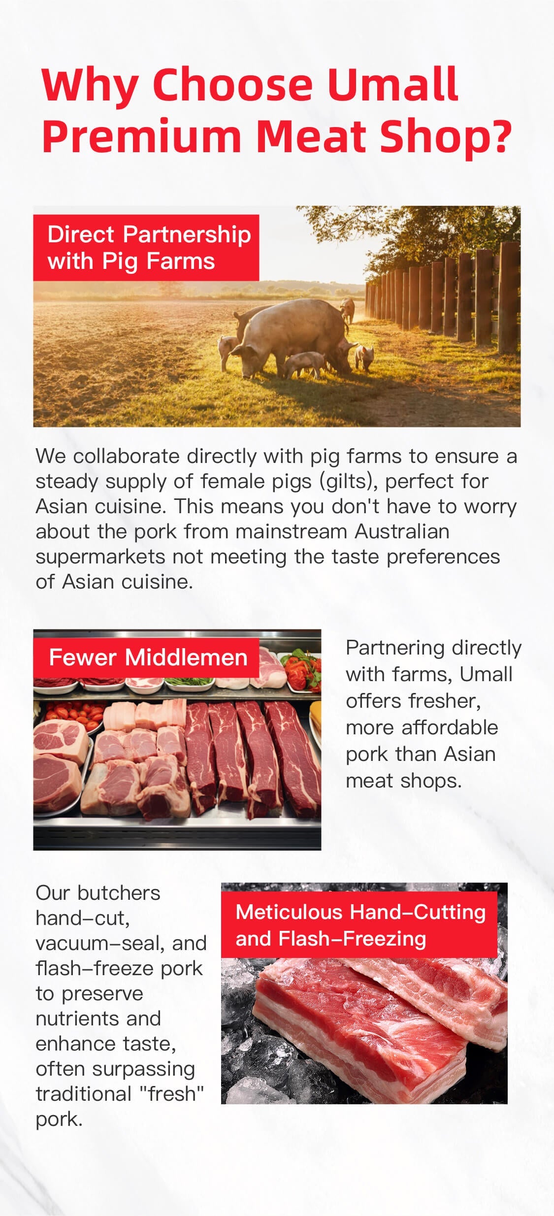 Thăn Heo Đông Lạnh Umall 500 g – thịt heo thăn mềm ngọt cho xào & nướng