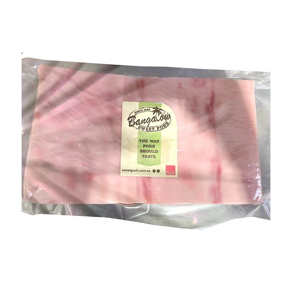 Bangalow-Sweet-Pork-Free-Range-Pork-Belly-Slab-(Frozen)-1.6–1.8kg-–-Skin-On-Streaky-Cut-for-Roasting-&-BBQ-2